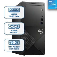 Dell Vostro 3030 N6004VDT3030MTU i5 14400 64GB DDR5 512GB M.2 SSD RTX A2000 ADA 16GB W11P Desktop