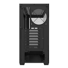 AIGO LUXURY DS900 TYPE-C ARGB PANORAMIC GLASS MID TOWER SİYAH KASA PSU YOK