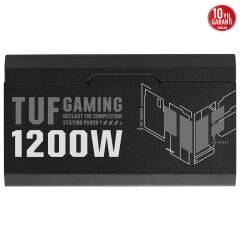 ASUS TUF GAMING 1200G 80 PLUS GOLD 1200W MODÜLER PSU ATX 3.0 UYUMLU 10 YIL GARANTİ TUF-GAMING-1200G 90YE00S0-B0NA00