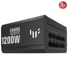 ASUS TUF GAMING 1200G 80 PLUS GOLD 1200W MODÜLER PSU ATX 3.0 UYUMLU 10 YIL GARANTİ 90YE00S0-B0NA00