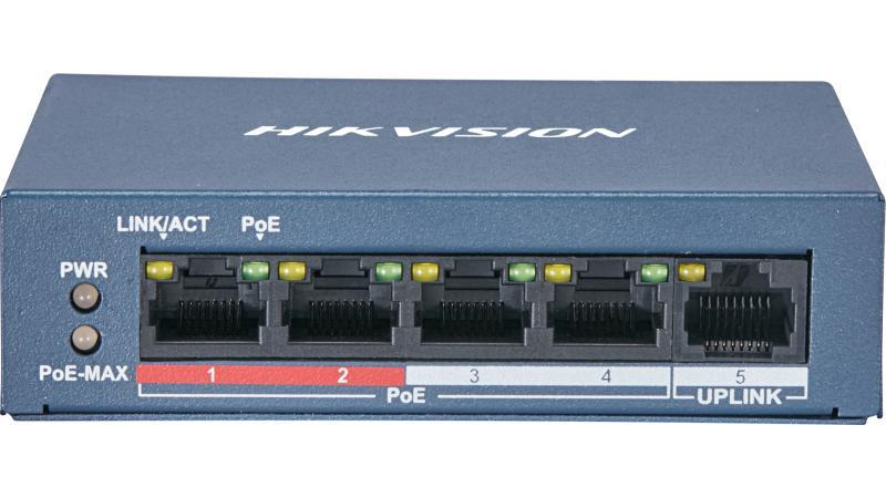 HIKVISION HVN DS-3E0105P-E/M(B) NETWORK POE SWİTCH GUVDHV3E0105MB91