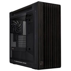 ASUS PROART PA602 WOOD TG SİYAH TEMPERED GLASS USB 3.2 E-ATX MİD TOWER KASA AHŞAP TASARIM ÖN PANEL 90DC00J0-B09010