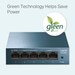 TP-LİNK LS105G 5 PORT 10/100/1000 MBPS SWİTCH METAL KASA