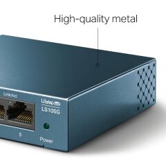 TP-LİNK LS105G 5 PORT 10/100/1000 MBPS SWİTCH METAL KASA
