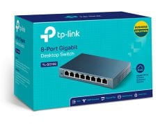 TP-LINK TL-SG108 8 PORT METAL GiGABİT SWİTCH ***