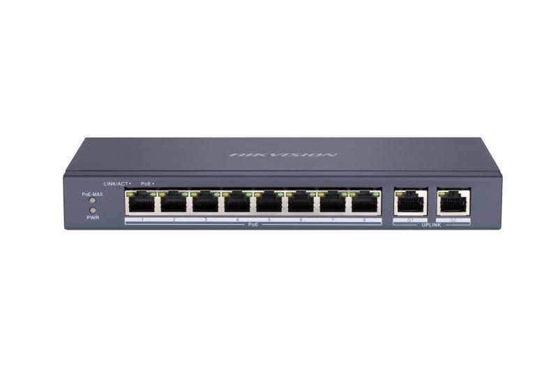 HİKVİSİON DS-3E0310P-E/M 8 PORTLU 10/100 FAST ETHERNET SWİTCH 8 PORT POE 60W GUVDHV3E0310PE31
