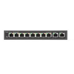 RUIJIE REYEE RG-ES110D-P 10 PORT 2 UPLINK 8 PORT POE SWITCH (110W) KUTUSUZ