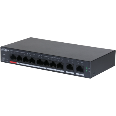 DAHUA CS4010-8ET-110 8 PORT 10/100 MBPS YÖNETİLEBİLİR POE SWİTCH