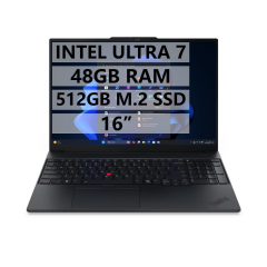 LENOVO NB E16 G2  21MA008XTX ULTRA 7-155H - 48GB RAM - 512GB M.2 SSD - W11P - 16'' TAŞINABİLİR BİLGİSAYAR