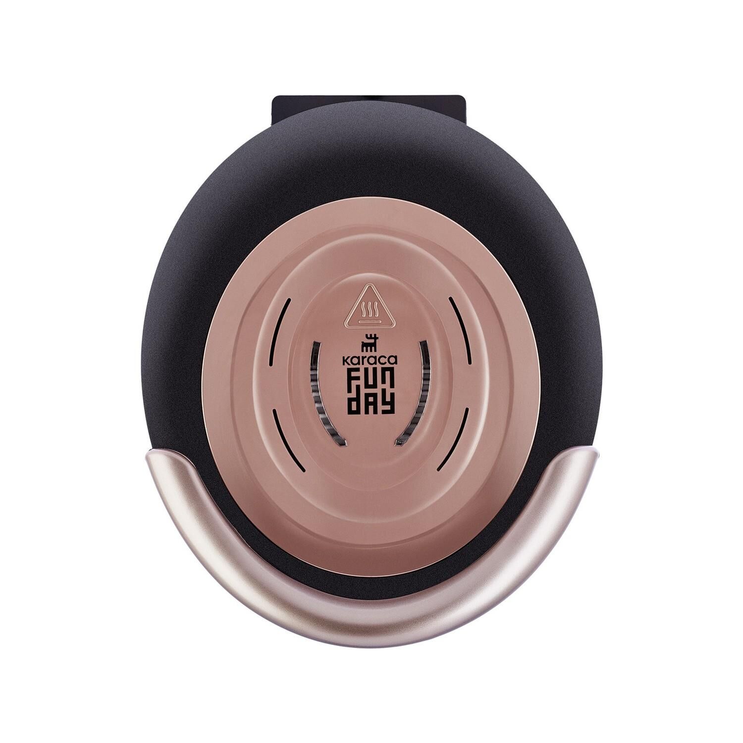 KARACA FUNDAY ÇIKARILABİLİR PLAKALI WAFFLE MAKİNESİ 1000W ROSEGOLD