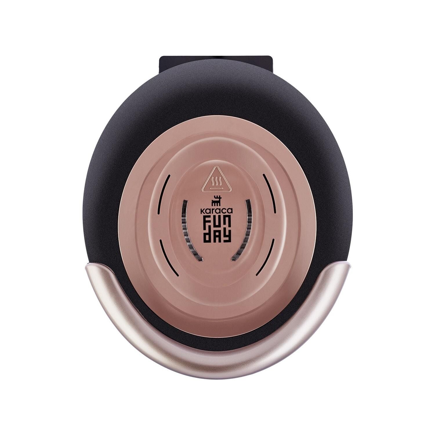 KARACA FUNDAY ÇIKARILABİLİR PLAKALI WAFFLE MAKİNESİ 1000W ROSEGOLD