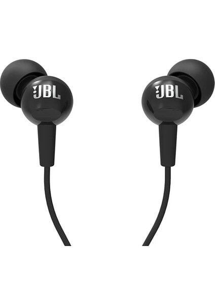 JBL C100SIUBLK MİKROFONLU KULAKİÇİ KULAKLIK CT IE SİYAH