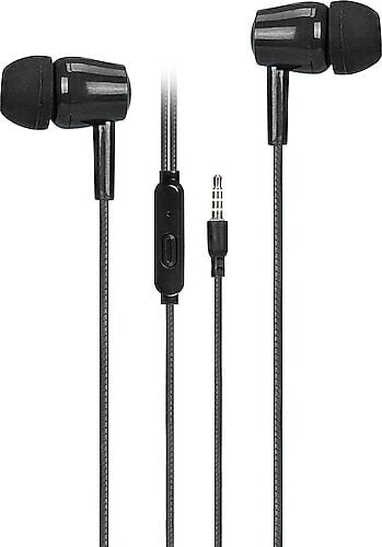 ASONİC AS1 MOBİL TELEFON UYUMLU KULAK İÇİ SİYAH MİKROFONLU KULAKLIK