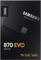 SAMSUNG 500GB 870 EVO MZ-77E500BW SSD