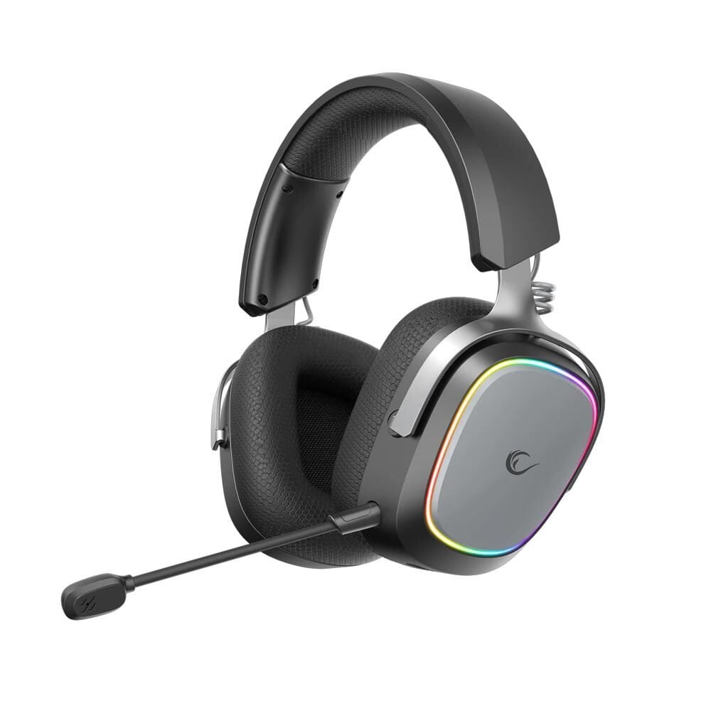 RAMPAGE RETSU SİYAH/GRİ KABLOSUZ 2.4G+ BLUETOOTH EARPAD MİKROFONLU OYUNCU KULAKLIĞI