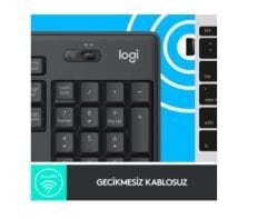 LOGİTECH MK295 KABLOSUZ KLAVYE & MOUSE SETİ SİYAH 920-009804