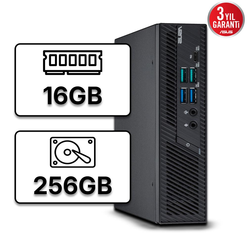 ASUS ExpertCenter PB64-B50060MH U5-225 16GB RAM 256GB M.2 SSD W11P  MİNİ PC 90MS0361-M001W0