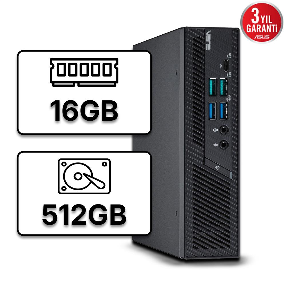 ASUS ExpertCenter PB64-B50060MH U5-225 16GB RAM 512GB M.2 SSD W11P MİNİ PC 90MS0361-M001W0