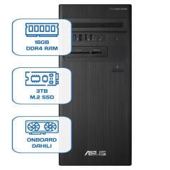 Asus ExpertCenter D5 Tower D500TD i5 12400 16GB DDR4 3TB m.2 SSD W11P Desktop