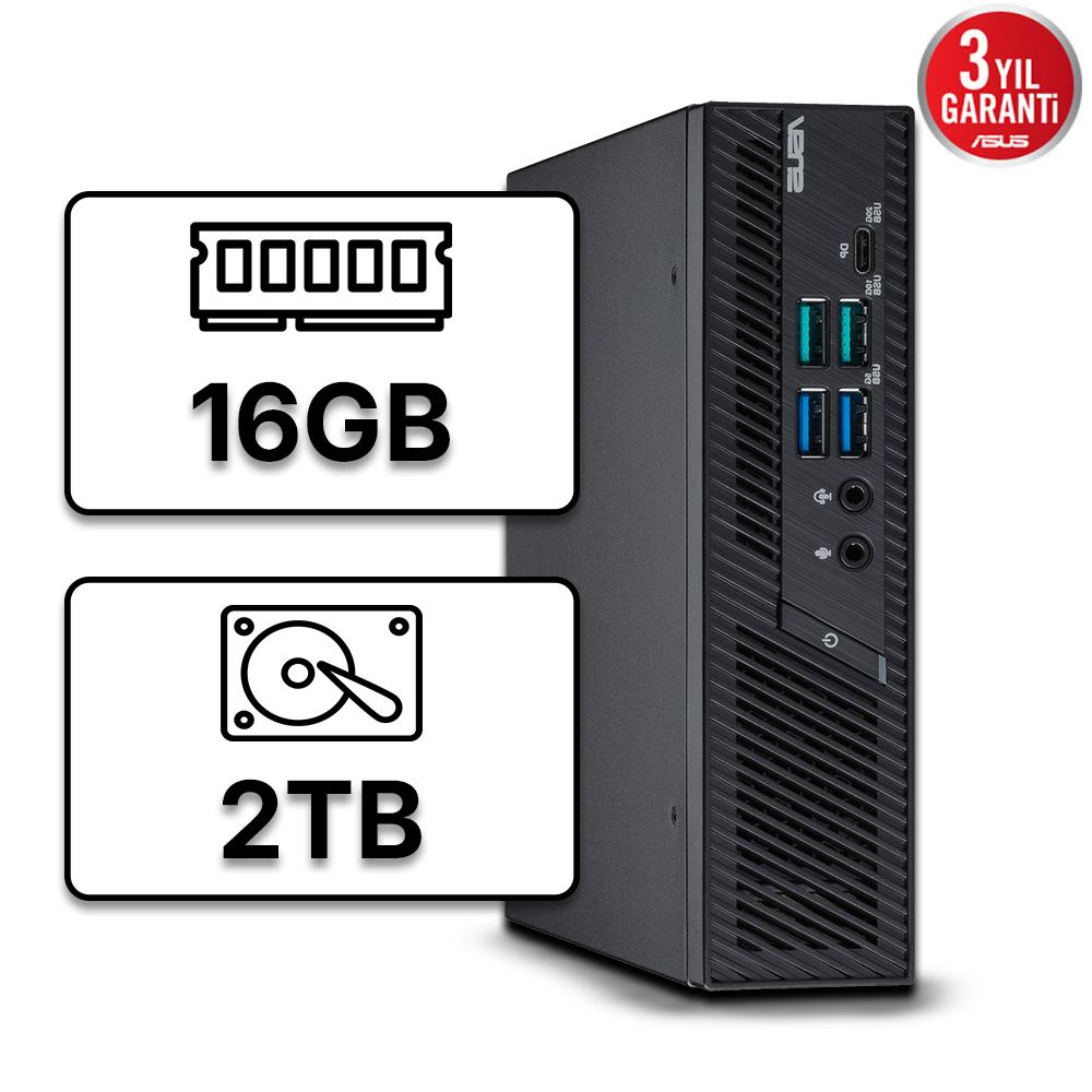 ASUS ExpertCenter PB64-B50060MH U5-225 16GB RAM 2TB M.2 SSD W11P MİNİ PC 90MS0361-M001W0