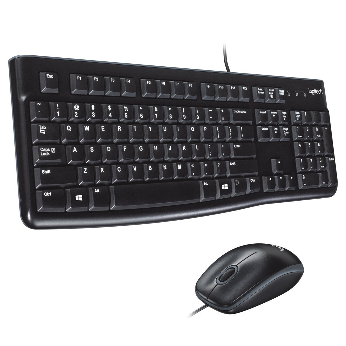 LOGİTECH MK120 KABLOLU SET Q TR USB SİYAH