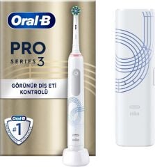 ORAL-B PRO 3 RESTAGE BEYAZ ŞARJLI DİŞ FIRÇASI