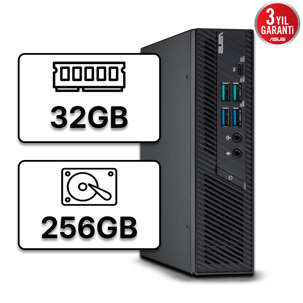 ASUS ExpertCenter PB64-B50060MH U5-225 32GB RAM 256GB M.2 SSD W11P MİNİ PC 90MS0361-M001W0