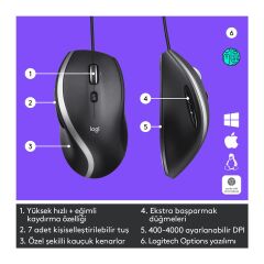 LOGITECH M500S MOUSE 910-005784