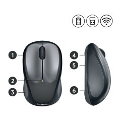 LOGITECH M235 SİYAH KABLOSUZ MOUSE 910-002201 ***
