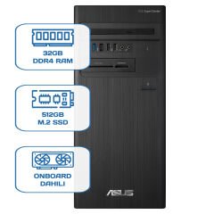 Asus ExpertCenter D5 Tower D500TD i5 12400 32GB DDR4 512GB m.2 SSD W11P Desktop