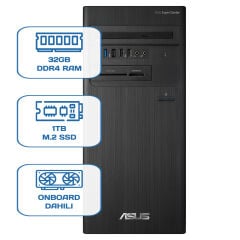 Asus ExpertCenter D5 Tower D500TD i5 12400 32GB DDR4 1TB m.2 SSD W11P Desktop