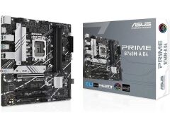 ASUS MB PRIME B760M-A D4 INTEL B760 LGA1700 DDR4 5333 DP HDMI 2X M2 USB3.2 AURA RGB 2.5GBİT LAN MATX ANAKART 90MB1D00-M0EAY0