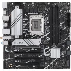 ASUS MB PRIME B760M-A D4 INTEL B760 LGA1700 DDR4 5333 DP HDMI 2X M2 USB3.2 AURA RGB 2.5GBİT LAN MATX ANAKART 90MB1D00-M0EAY0