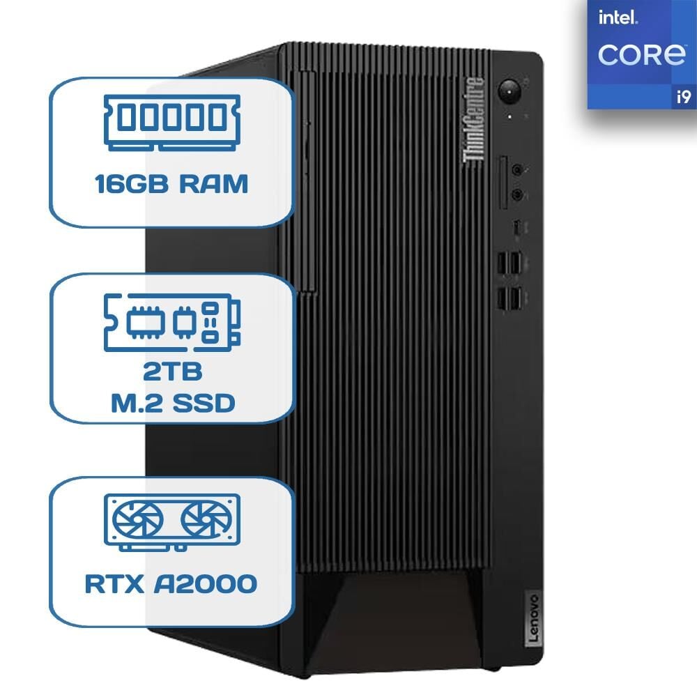 LENOVO M90T GEN 5 12V2S08000 İ9-14900 VPRO - 16GB RAM - 2TB M.2 SSD - RTX A2000 ADA 16GB - W11P