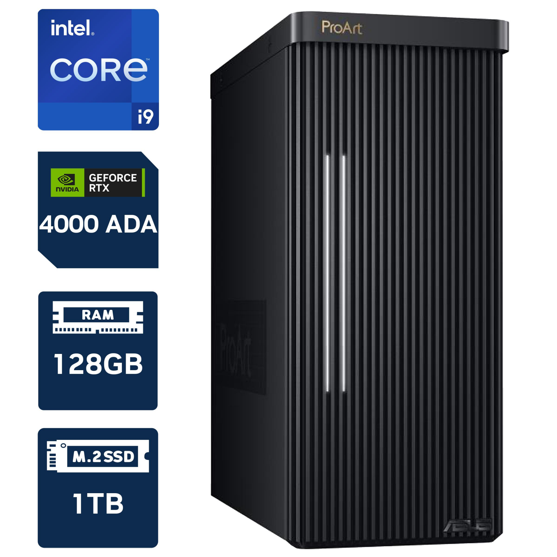 ASUS PROART PD500TE-14900 İ9-14900KS/128GB/1TB/RTX4000 ADA 20GB/W11P DESKTOP BİLGİSAYAR