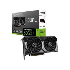 ASUS DUAL GEFORCE RTX 5060 Tİ OC 16GB GDDR7 128BİT HDMI/DP EKRAN KARTI DUAL-RTX5060TI-O16G 90YV0MH0-M0NA00
