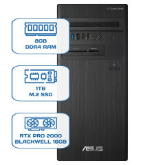 Asus ExpertCenter D5 Tower D500TD i5 12400 8GB DDR4 1TB M.2 SSD RTX PRO 2000 BLACKWELL 16GB W11P Desktop