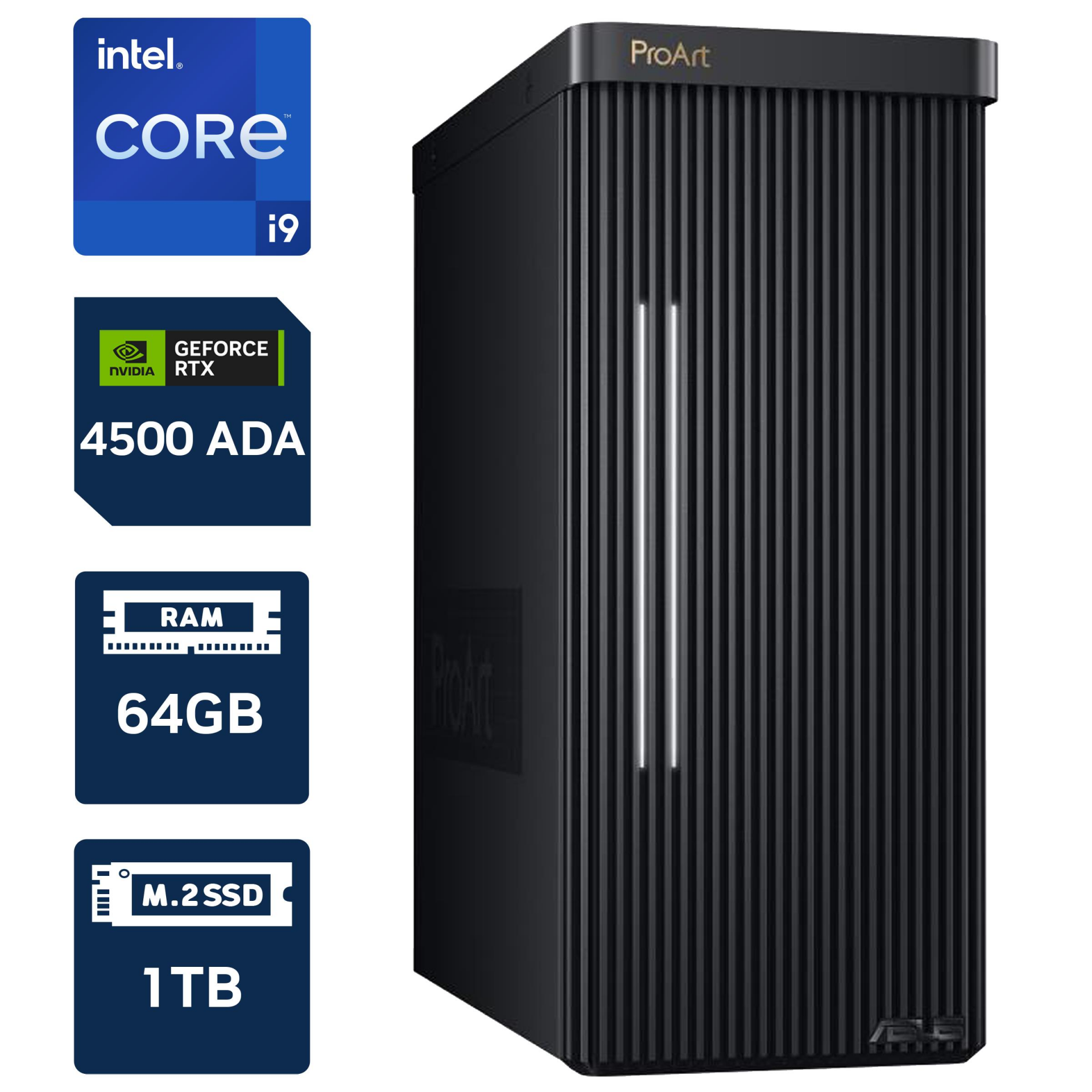ASUS PROART PD500TE-14900 İ9-14900/64GB/1TB/RTX 4500 ADA 24GB/W11P DESKTOP BİLGİSAYAR