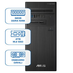 Asus ExpertCenter D5 Tower D500TD i5 12400 32GB DDR4 4TB m.2 SSD W11P Desktop