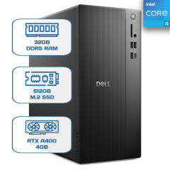 Dell Pro Tower Essential BTO005B_QVT1260_EMEA i5 14500 32GB DDR5 512GB M.2 SSD RTX A400 4GB W11P Desktop