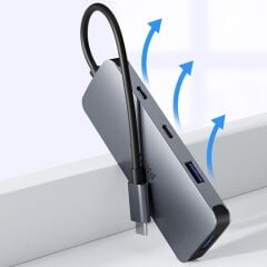 PHİLİPS SWR1651A TYPE-C TO 2*USB-A 3.2 VE 2*USB-C PD 100W HUB ÇOKLAYICI ADAPTÖR