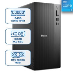 Dell Pro Tower Essential BTO005B_QVT1260_EMEA i5 14500 64GB DDR5 512GB M.2 SSD RTX A1000 8GB W11P Desktop