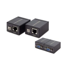 HADRON HDX1285 VGA EXTENDER 60M SİYAH ÇOĞALTICI