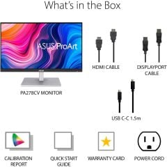 ASUS PROART PA278CV 27 2K IPS 2560X1440 5MS DP MINIDP HDMI DVI USB 3 0X4 MM VESA MONİTÖR 90LM06Q0-B01370