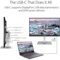ASUS PROART PA278CV 27 2K IPS 2560X1440 5MS DP MINIDP HDMI DVI USB 3 0X4 MM VESA MONİTÖR 90LM06Q0-B01370