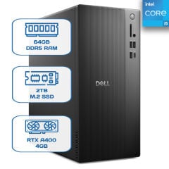 Dell Pro Tower Essential BTO005B_QVT1260_EMEA i5 14500 64GB DDR5 2TB M.2 SSD RTX A400 4GB W11P Desktop