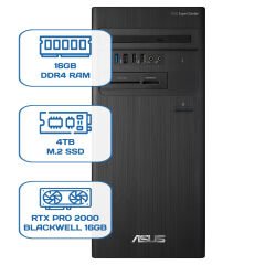 Asus ExpertCenter D5 Tower D500TD i5 12400 16GB DDR4 4TB M.2 SSD RTX PRO 2000 BLACKWELL 16GB W11P Desktop
