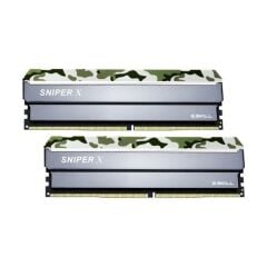 G.SKILL SNIPER X EXTRENE PERFORMANCE GAMING 32 GB DDR4 MASAÜSTÜ RAM KAMUFLAJ F4-3200C16D-32GSCFB