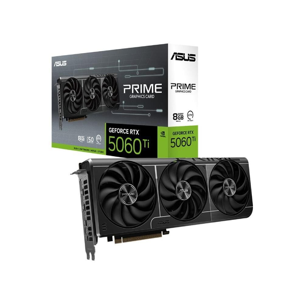 ASUS PRIME GEFORCE RTX5060Tİ 8GB GDDR7 128 BİT DLSS 4 EKRAN KARTI PRIME-RTX5060TI-8G 90YV0MP1-M0NA00