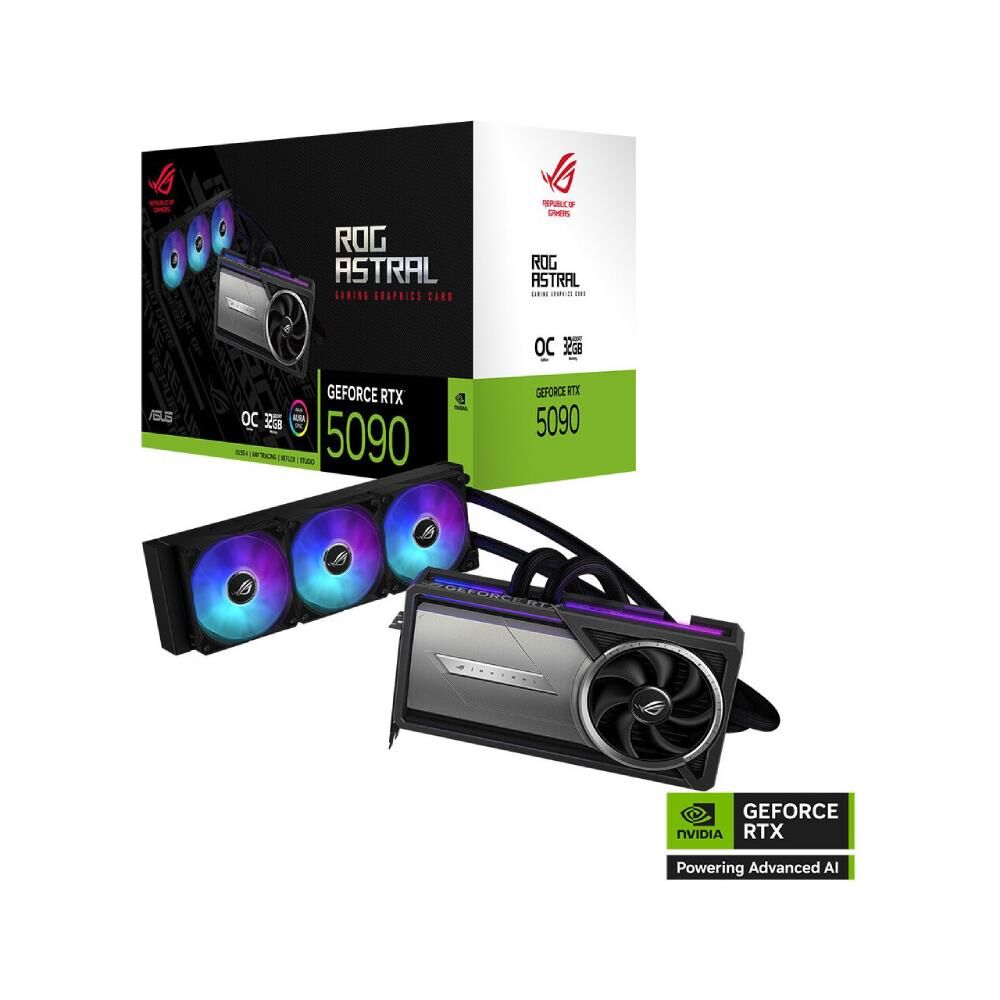 ASUS ROG ASTRAL LC GEFORCE RTX 5090 OC 32GB GDDR7 512 BİT DLSS 4 SIVI SOĞUTUCULU EKRAN KARTI ROG-ASTRAL-LC-RTX5090-O32G-GAMING 90YV0LW2-M0NA00